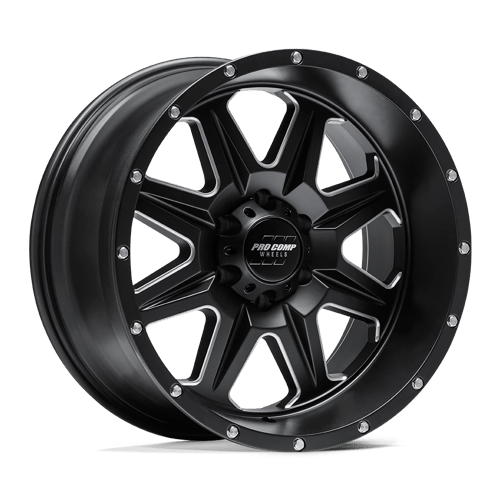 Pro Comp Alloys RECON 20X10 5X5.5 108 -18 S-BLK MILL by Pro Comp Alloys