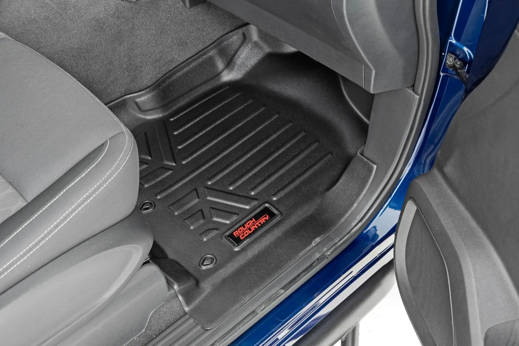 Rough Country Floor Mats | FR & RR | Crew Cab | Nissan Titan (17-24)/Titan XD (16-24) by Rough Country