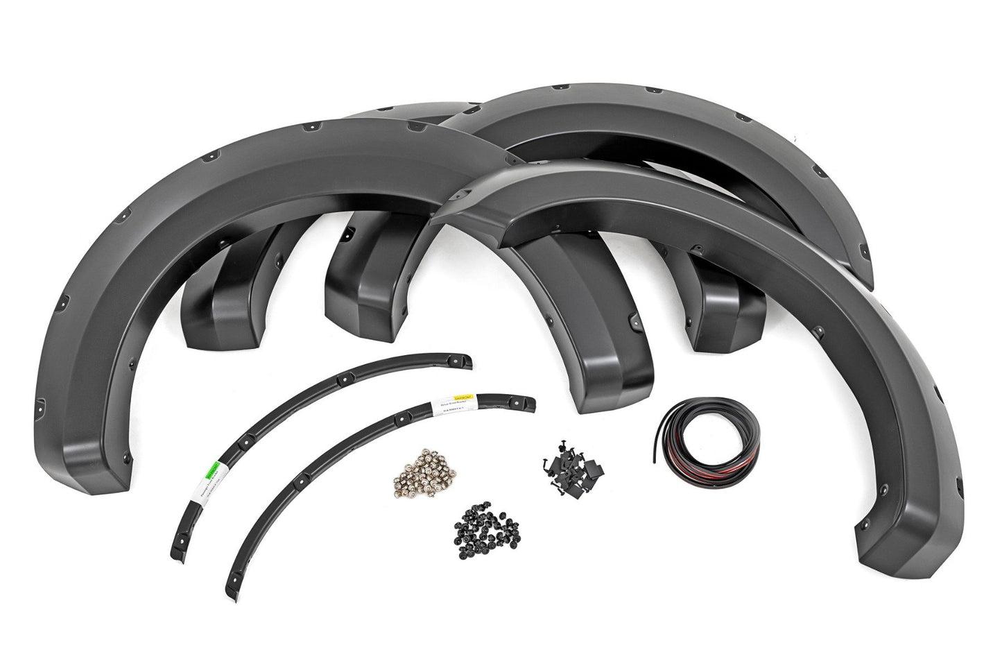 Rough Country Pocket Fender Flares | M7 Carbonized Gray | Ford F-250/F-350 Super Duty (17-22)