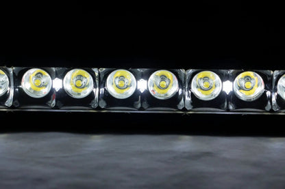 Rough Country 8 Inch Black Series LED Light Bar | Single Row | Cool White DRL by Rough Country