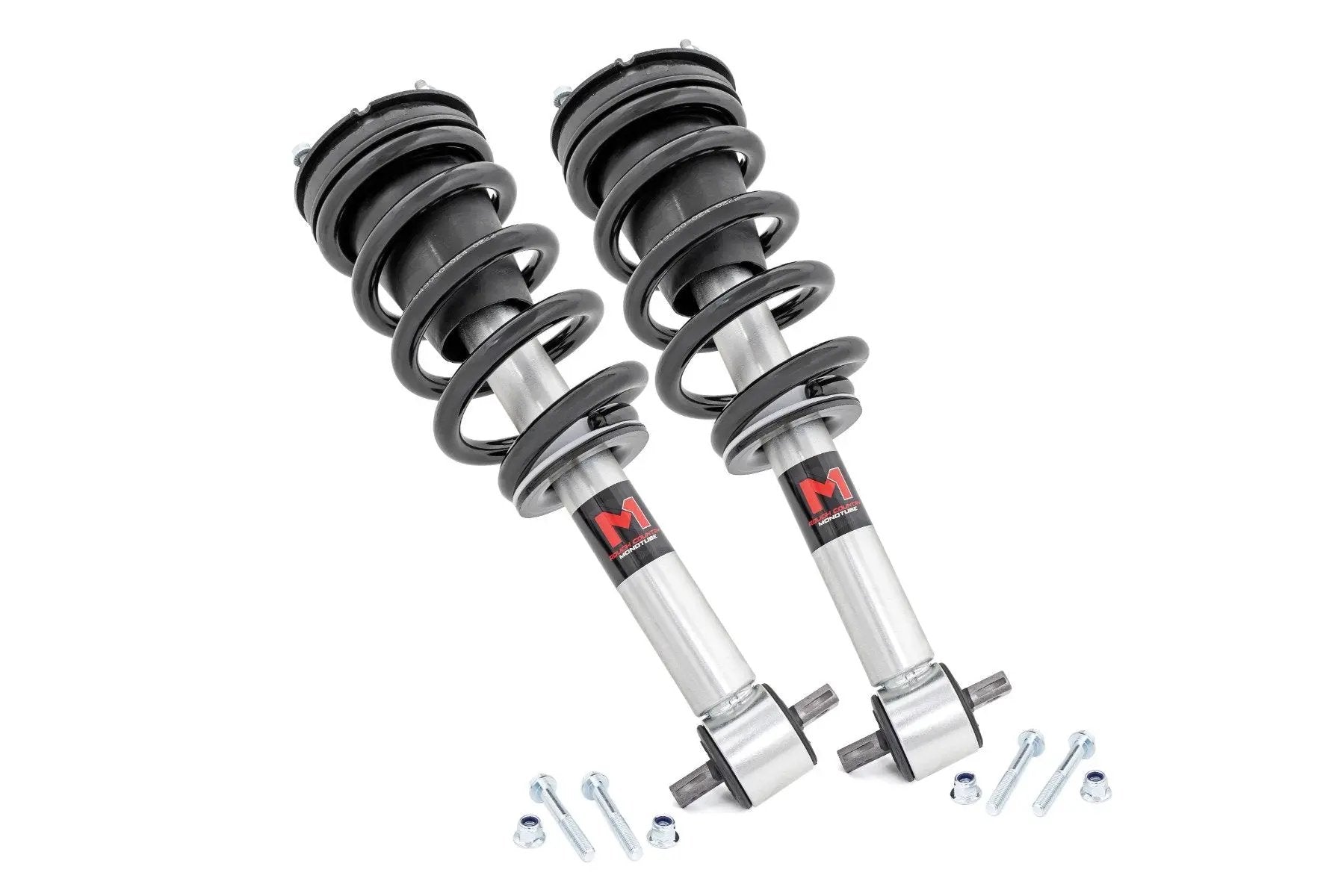 Rough Country M1 Loaded Strut Pair | 3.5in | Chevy/GMC Sierra 1500 (19-26)/Silverado 1500 (19-26) by Rough Country