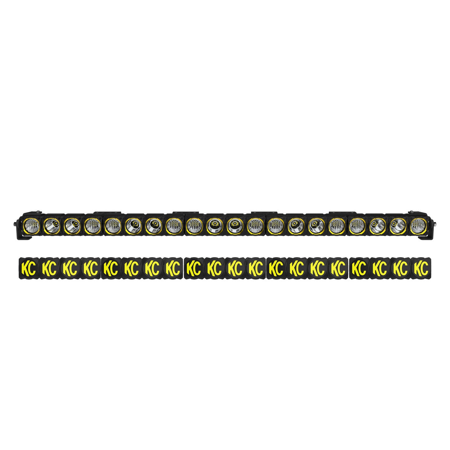 KC HiLiTES The KC FLEX ERA(R) LED Light Bar has a flexible design, combo/spot lenses included, high-output and amber backlight power modes, and KC's legendary quality.