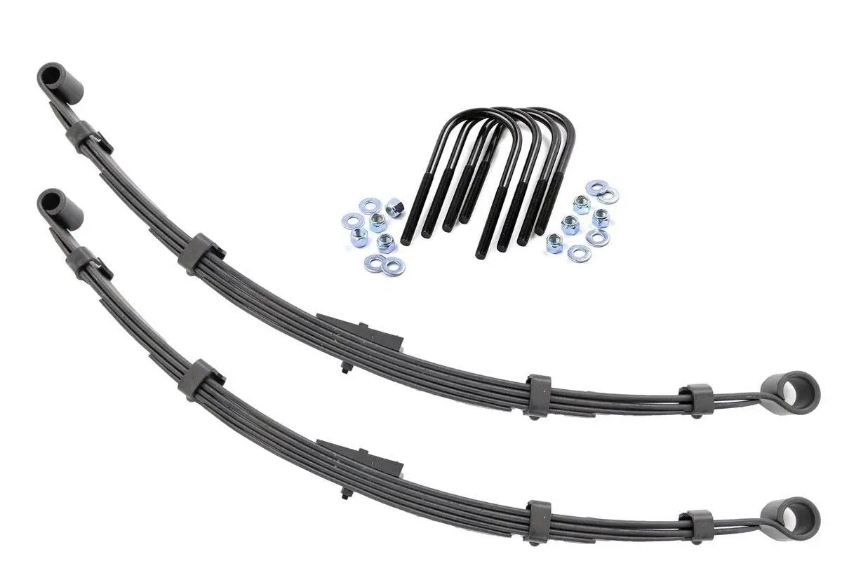 Rough Country Rear Leaf Springs| 2.5" Lift | Pair | Jeep CJ5/CJ7 7 4WD (1976-1986) by Rough Country