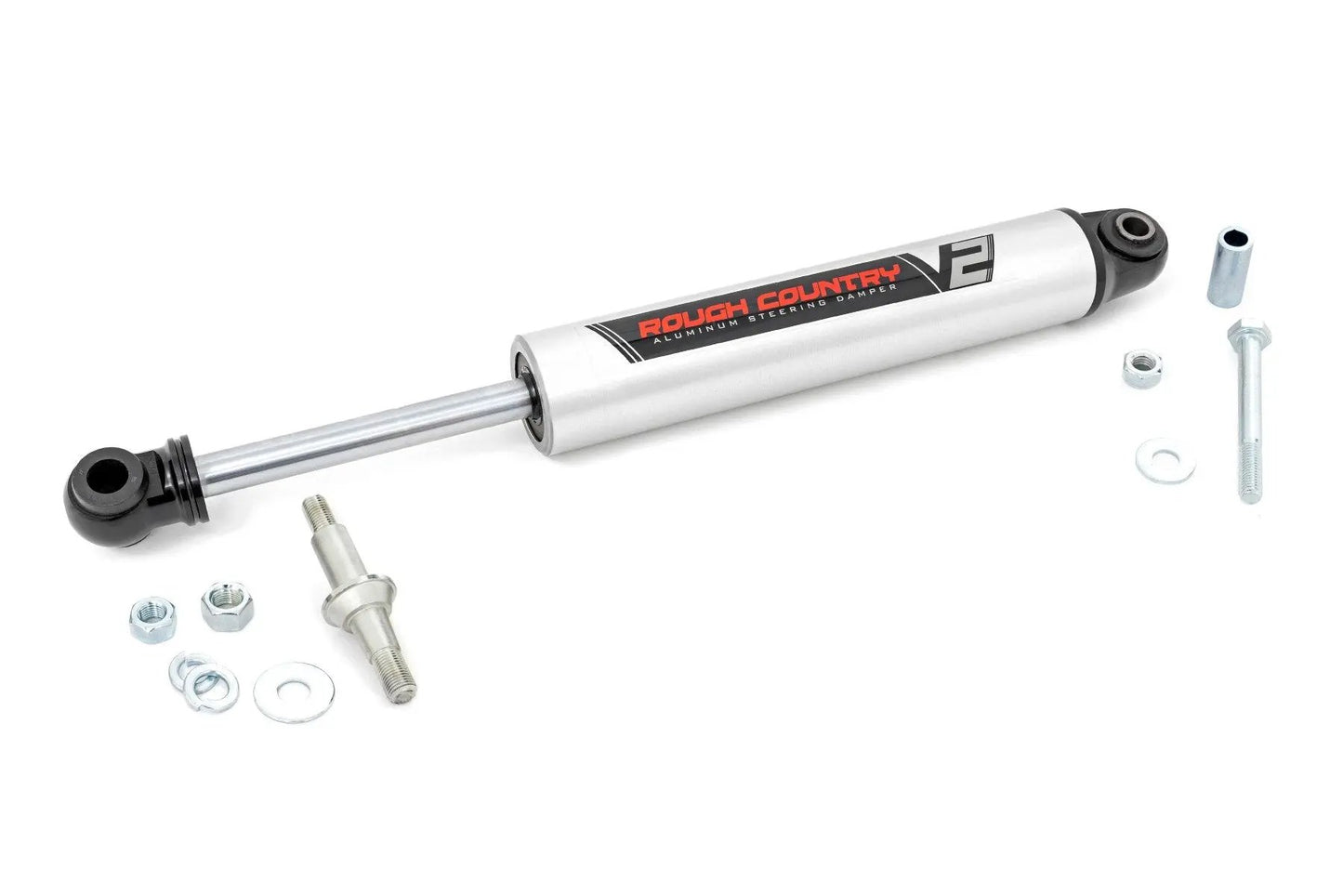 Rough Country V2 Steering Stabilizer | Multiple Makes & Models (Chevy/GMC/Jeep) by Rough Country