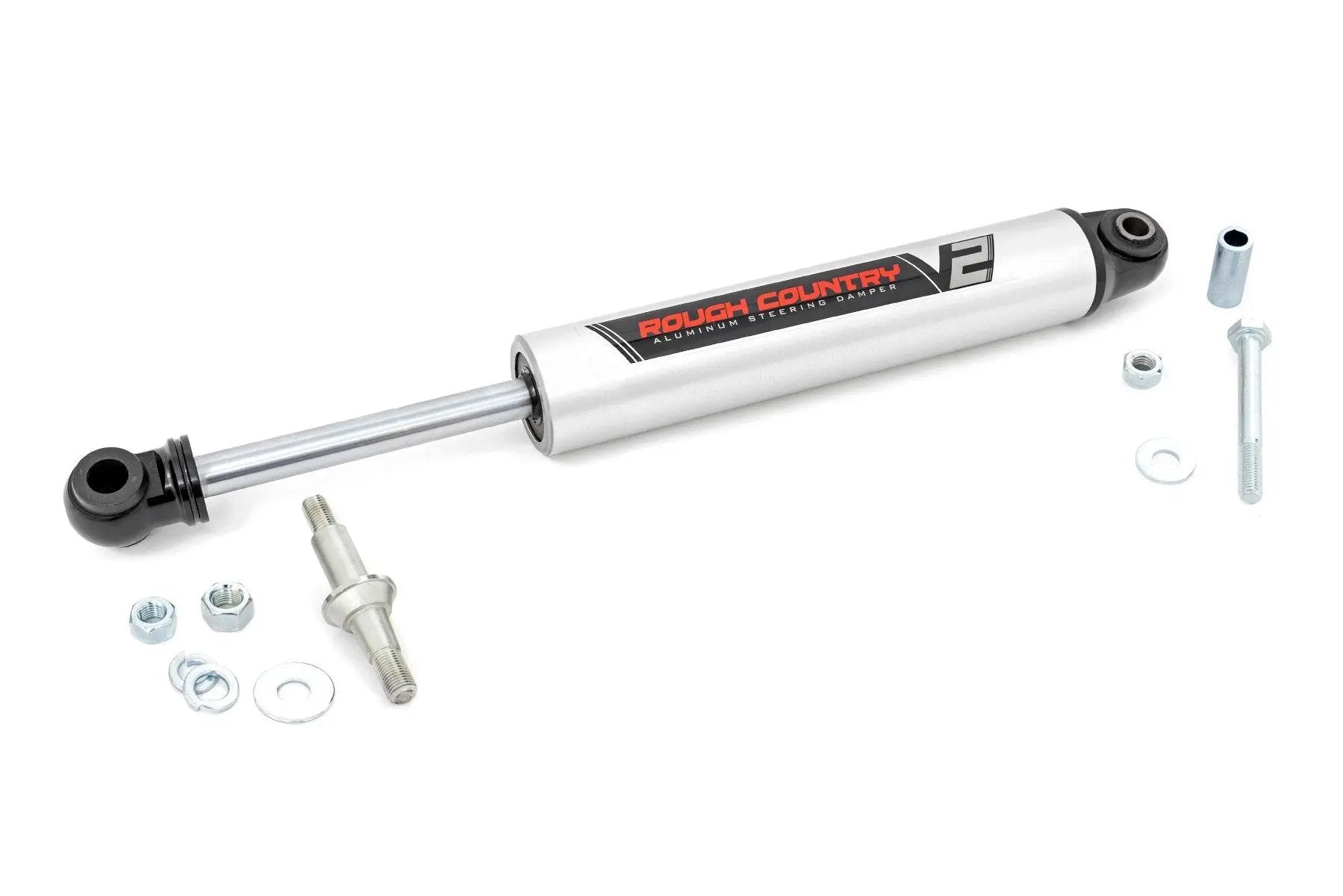 Rough Country V2 Steering Stabilizer | Multiple Makes & Models (Chevy/GMC/Jeep) by Rough Country
