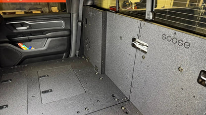 RAM - 1500 - 2019-Present - 5th Gen. - Crew Cab - Explore Series - Second Row Seat Delete Plate System by Goose Gear
