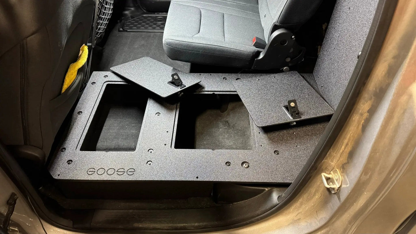 RAM - 1500 - 2019-Present - 5th Gen. - Crew Cab - Explore Series - Second Row Seat Delete Plate System by Goose Gear