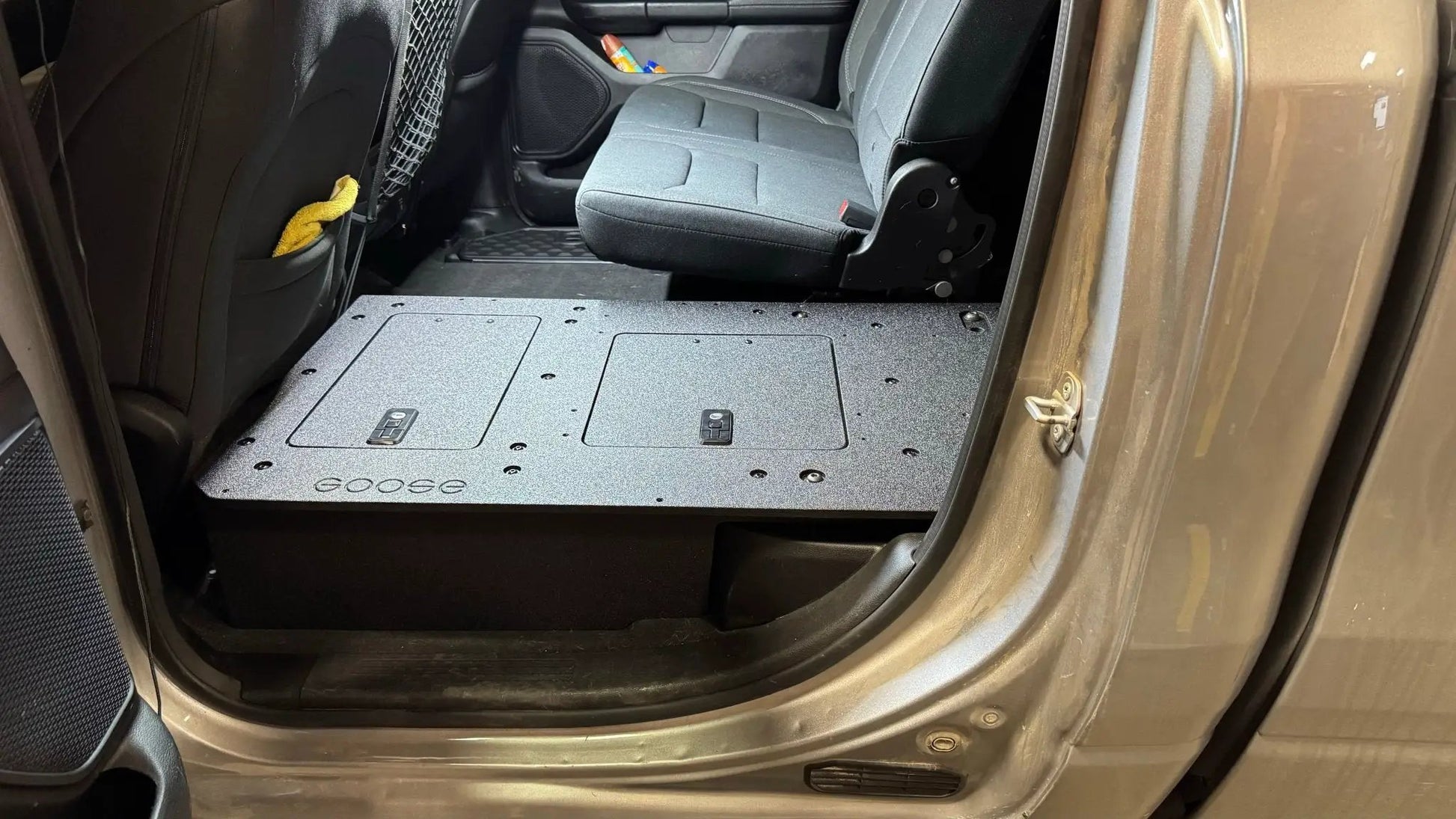 RAM - 1500 - 2019-Present - 5th Gen. - Crew Cab - Explore Series - Second Row Seat Delete Plate System by Goose Gear