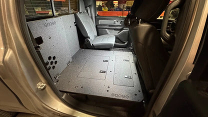 RAM - 1500 - 2019-Present - 5th Gen. - Crew Cab - Explore Series - Second Row Seat Delete Plate System by Goose Gear
