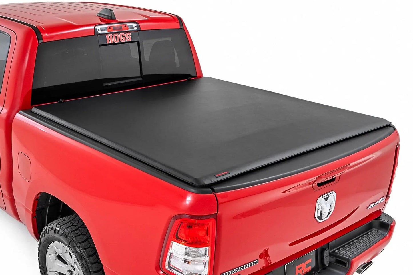 Rough Country Soft Roll Up Bed Cover | 6'4" Bed | No Rambox | Ram 1500/2500/3500 (10-25 & Classic) by Rough Country