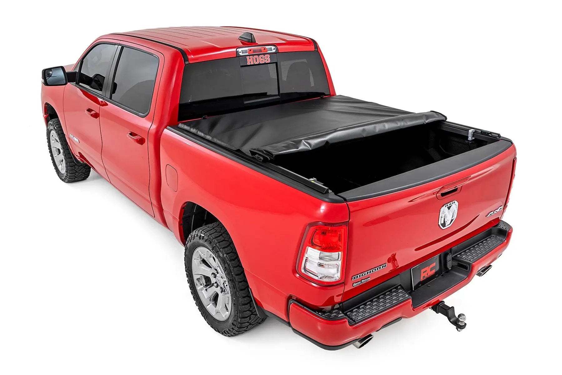 Rough Country Soft Roll Up Bed Cover | 5'7" Bed | No Rambox | Ram 1500 (19-26)/1500 TRX (21-24) by Rough Country