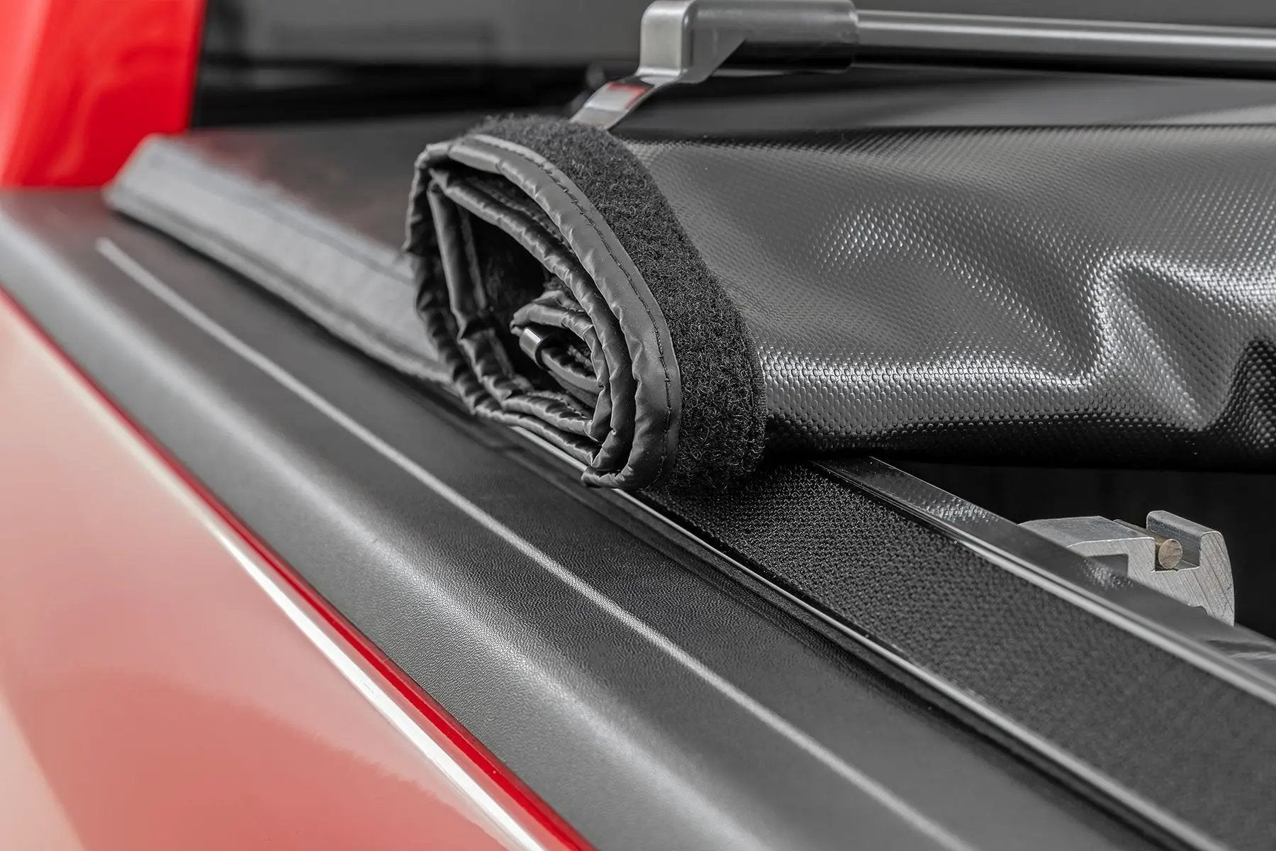 Rough Country Soft Roll Up Bed Cover | 6'4" Bed | No Rambox | Ram 1500/2500/3500 (10-25 & Classic) by Rough Country