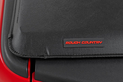 Rough Country Soft Roll Up Bed Cover | 6'4" Bed | No Rambox | Ram 1500/2500/3500 (10-25 & Classic) by Rough Country