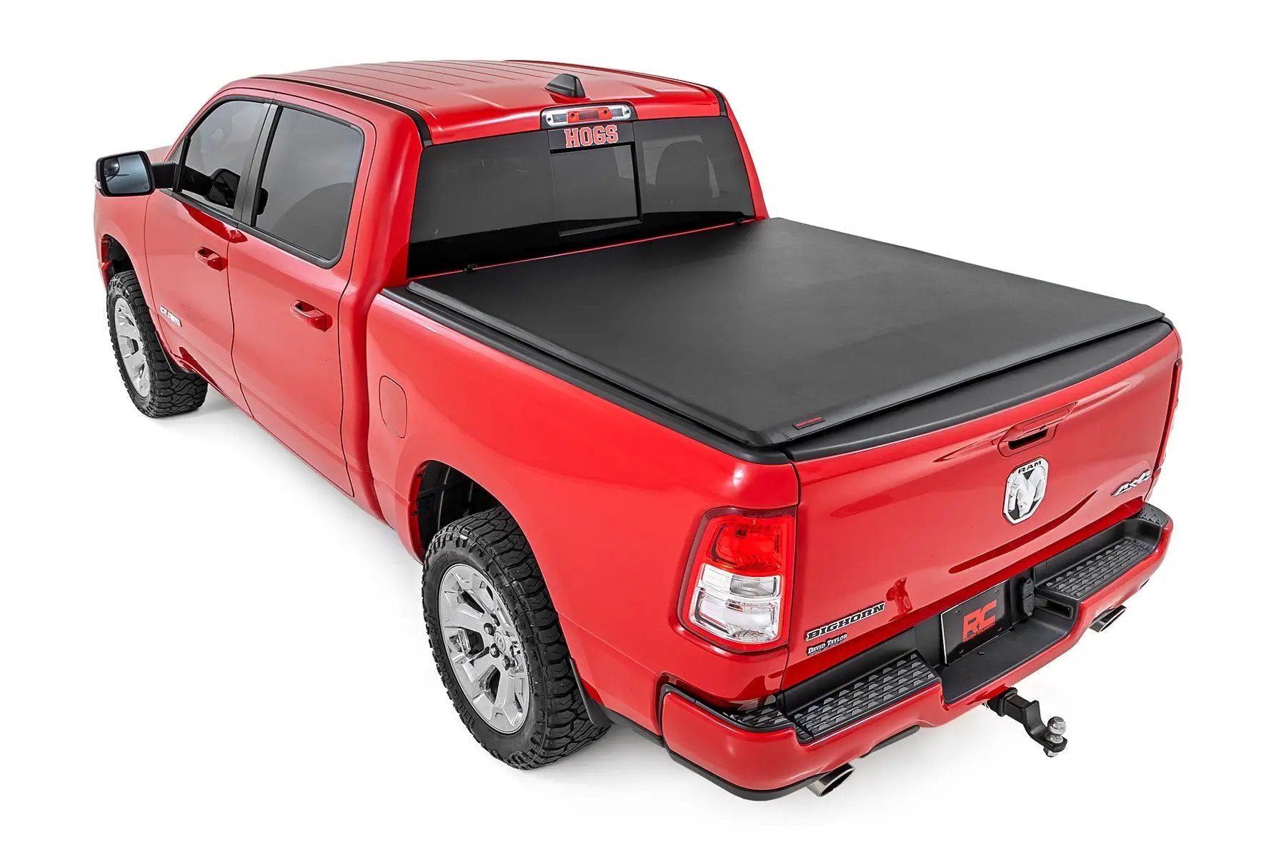 Rough Country Soft Roll Up Bed Cover | 5'7" Bed | No Rambox | Ram 1500 (19-26)/1500 TRX (21-24) by Rough Country