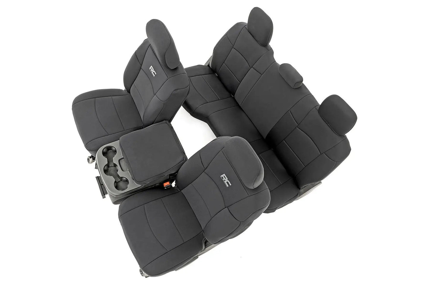 Rough Country Seat Covers | FR & RR | 60/40 Rear Seat | Ram 2500 2WD/4WD (2019-2026) by Rough Country