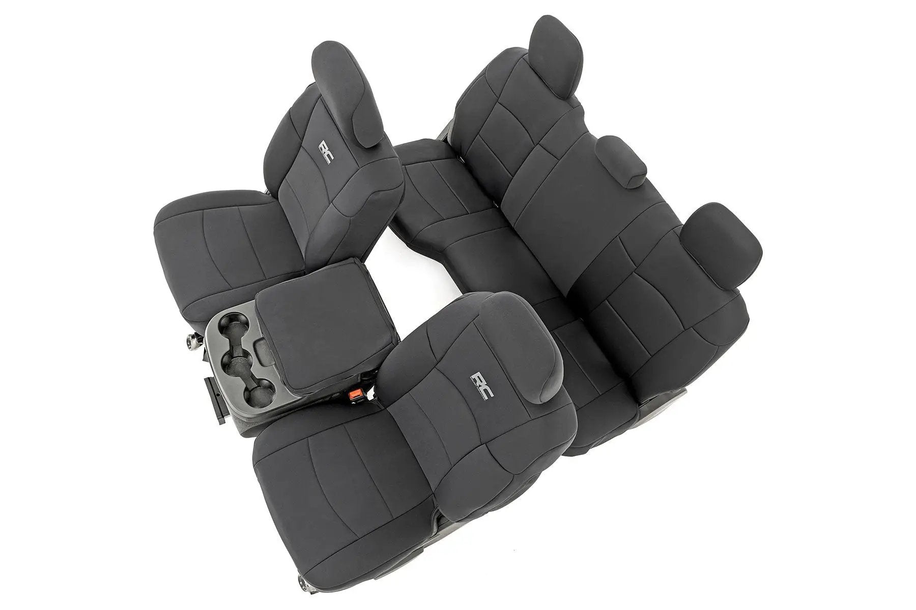 Rough Country Seat Covers | FR & RR | 60/40 Rear Seat | Ram 2500 2WD/4WD (2019-2026) by Rough Country