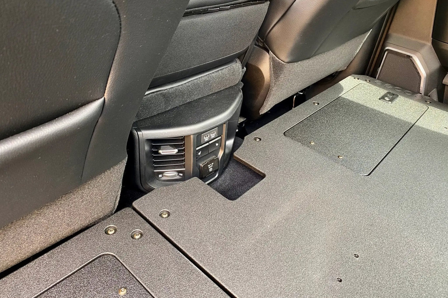 Ram 2500/3500 2009-Present 4th & 5th Gen. Crew Cab - Second Row Seat Delete Plate System by Goose Gear