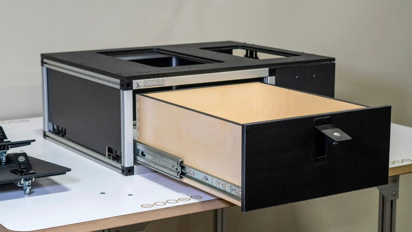 Ram 2500/3500 2009-Present 4th and 5th Gen. Crew Cab - Second Row Single Drawer Module by Goose Gear