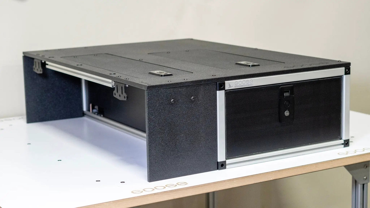 Ram 2500/3500 2009-Present 4th and 5th Gen. Crew Cab - Second Row Single Drawer Module by Goose Gear