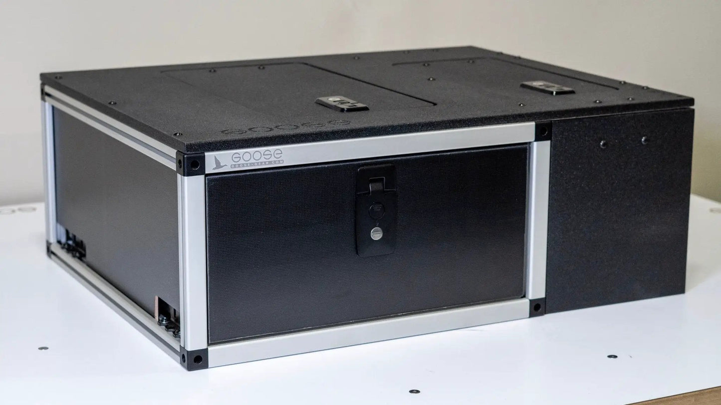 Ram 2500/3500 2009-Present 4th and 5th Gen. Crew Cab - Second Row Single Drawer Module by Goose Gear