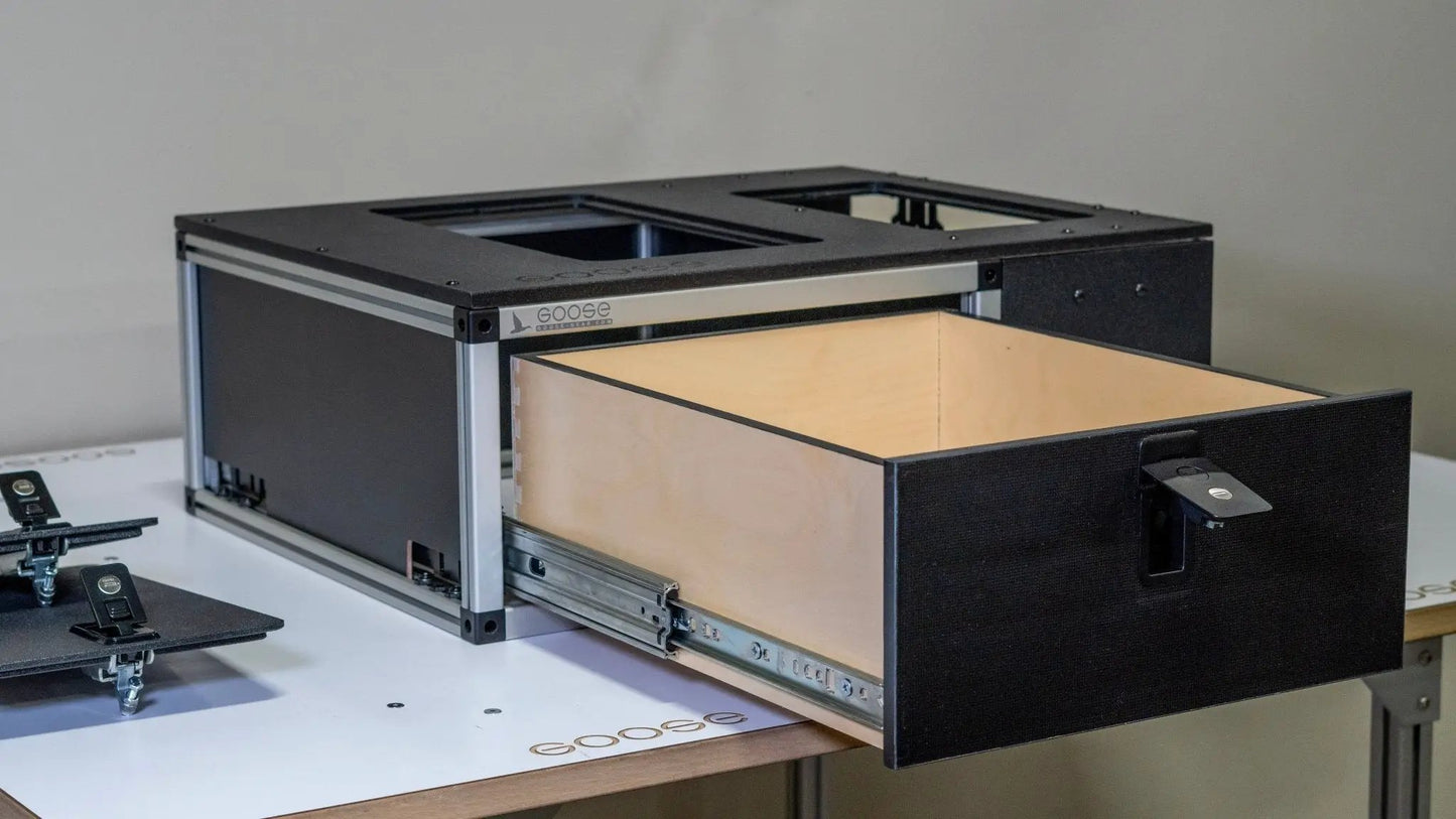 Ram 2500/3500 2009-Present 4th and 5th Gen. Crew Cab - Second Row Single Drawer Module by Goose Gear