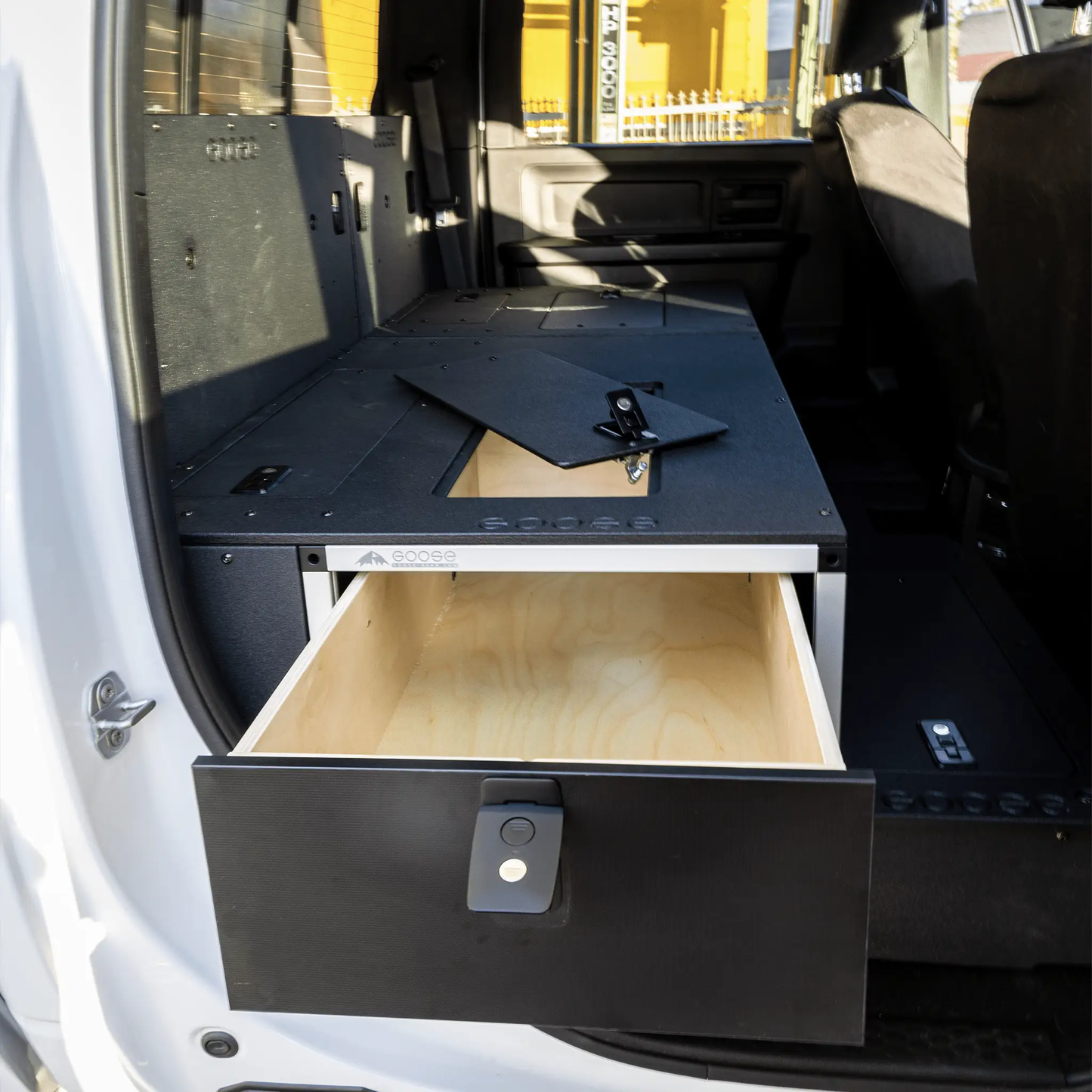 Ram 2500/3500 2009-Present 4th and 5th Gen. Crew Cab - Second Row Single Drawer Module by Goose Gear