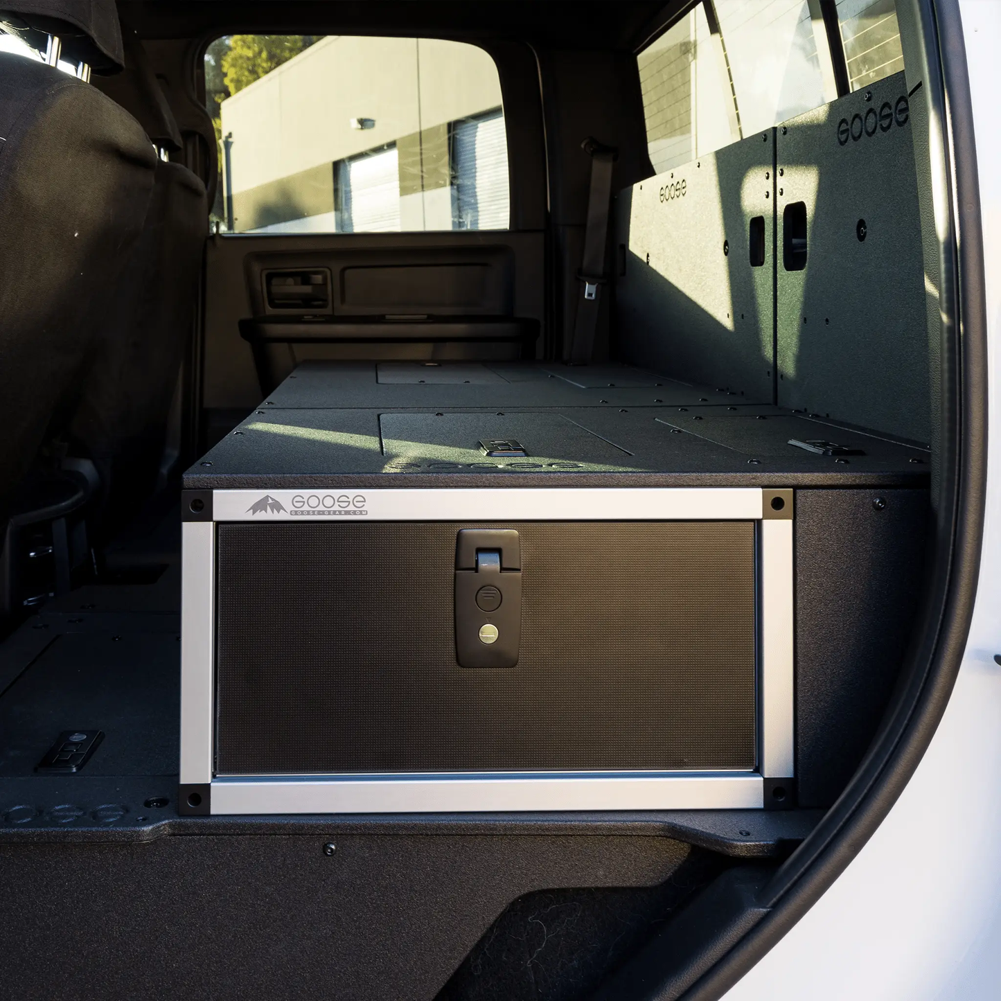 Ram 2500/3500 2009-Present 4th and 5th Gen. Crew Cab - Second Row Single Drawer Module by Goose Gear