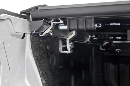 Rough Country Hard Low Profile Bed Cover | 6'7" Bed | Rail Cap | Chevy/GMC 1500/2500HD/3500HD (14-19 & Classic) by Rough Country