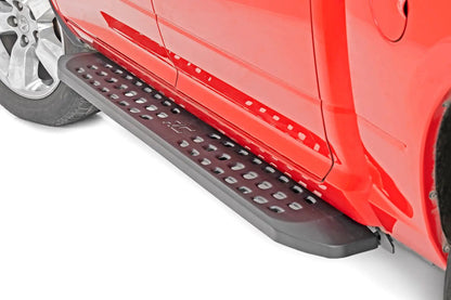 Rough Country RPT2 Running Boards | Crew Cab | Black | Ram 1500 (19-26)/1500 TRX (21-24) by Rough Country