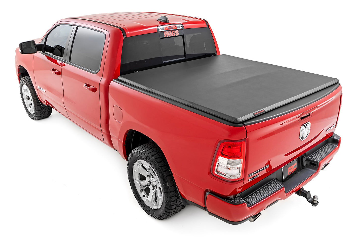 Rough Country Soft Tri-Fold Bed Cover | 6'4" Bed | Ram 1500 (19-26)/1500 TRX (21-24)