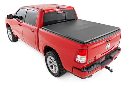 Rough Country Soft Tri-Fold Bed Cover | 6'4" Bed | Ram 1500 (19-26)/1500 TRX (21-24)
