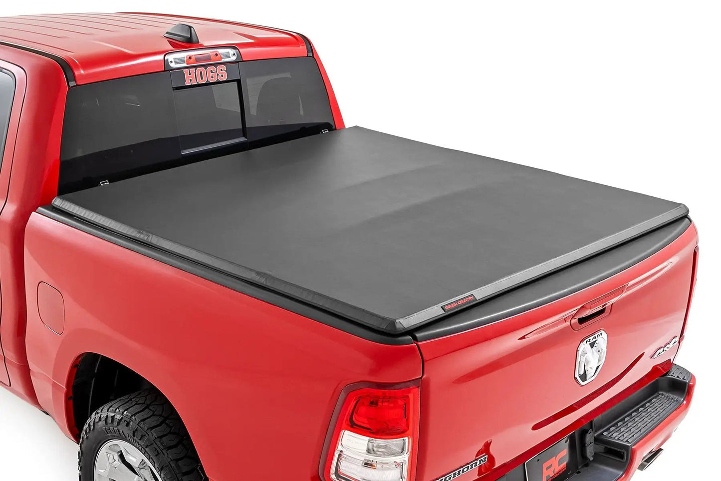 Rough Country Soft Tri-Fold Bed Cover | 5'7" Bed | Ram 1500 (19-26)/1500 TRX (21-24) by Rough Country