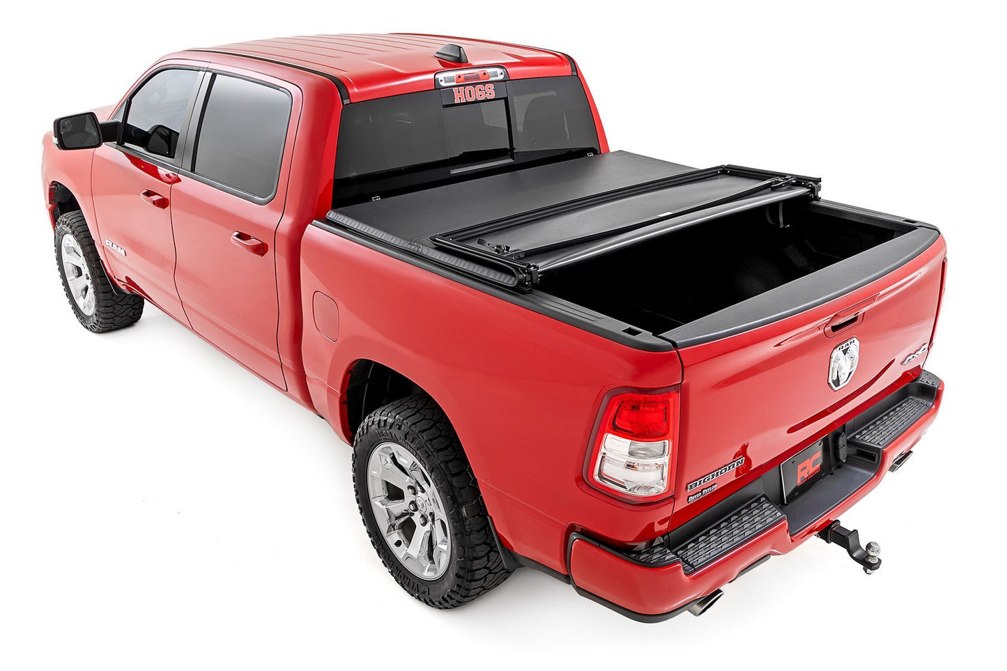 Rough Country Soft Tri-Fold Bed Cover | 6'4" Bed | Ram 1500 (19-26)/1500 TRX (21-24)