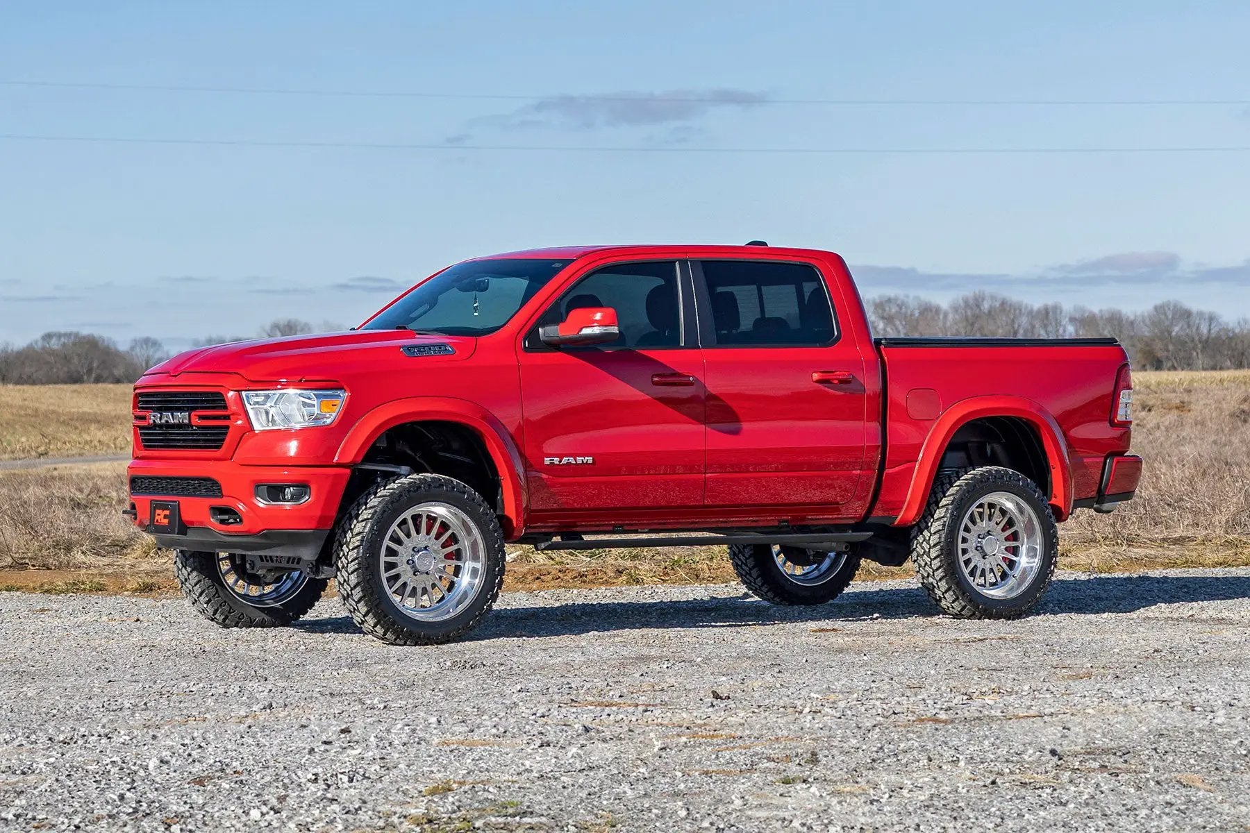 Rough Country Sport Fender Flares | PS2 Bright Silver Metallic | Ram 1500 2WD/4WD (19-24) by Rough Country