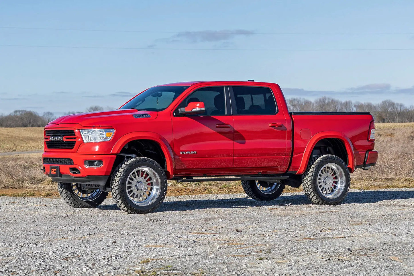 Rough Country Sport Fender Flares | PXQ Black Metallic | Ram 1500 2WD/4WD (2019-2024) by Rough Country