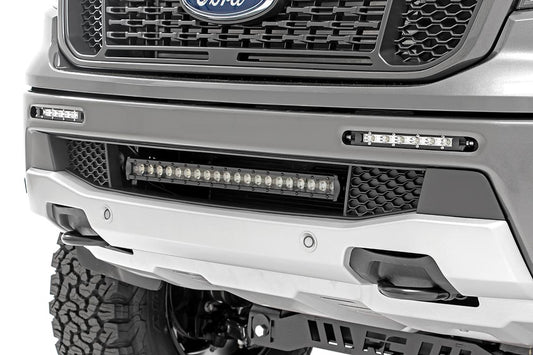 Rough Country LED Light Kit | Bumper Mount | 20" Spectrum Single Row | Ford Ranger (19-23)