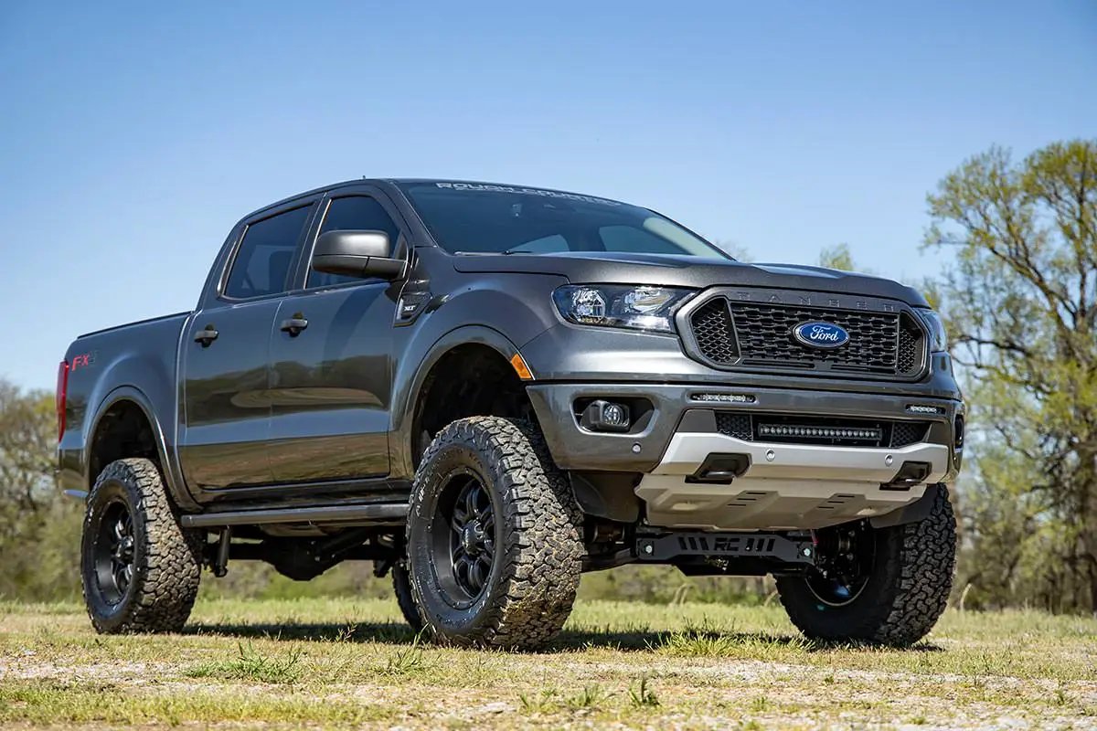 Rough Country LED Light Kit | Bumper Mount | 20" Spectrum Single Row | Ford Ranger (19-23) by Rough Country