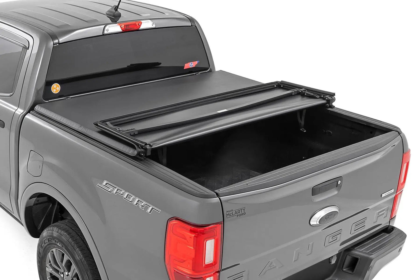 Rough Country Soft Tri-Fold Bed Cover | 5' Bed | Ford Ranger 2WD/4WD (2019-2023) by Rough Country