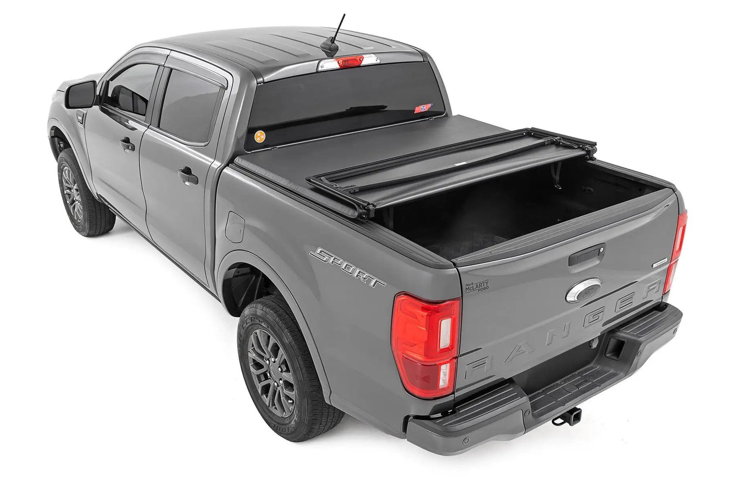 Rough Country Soft Tri-Fold Bed Cover | 5' Bed | Ford Ranger 2WD/4WD (2019-2023) by Rough Country