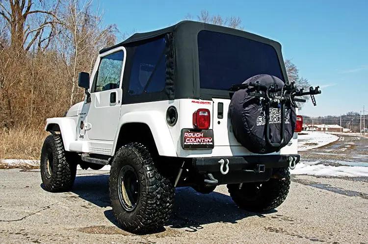 Rough Country Soft Top | Replacement | Black | Full Doors | Jeep Wrangler TJ 4WD (97-06) by Rough Country
