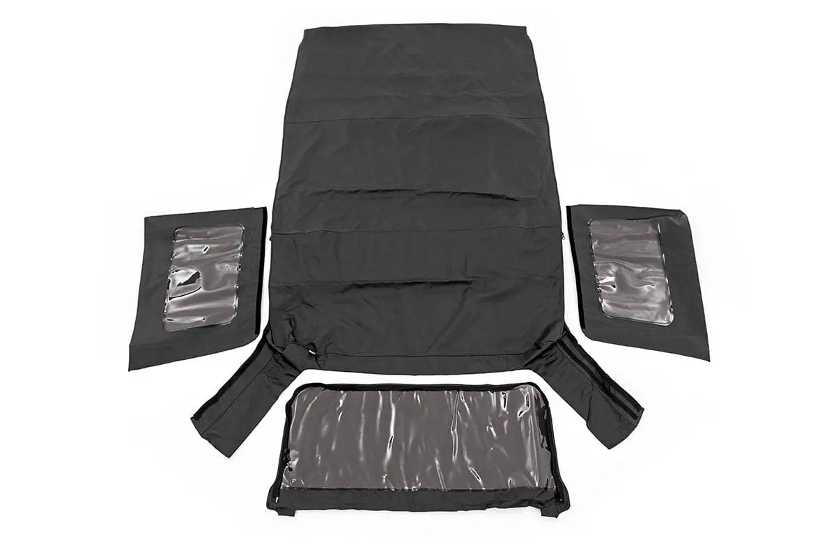 Rough Country Soft Top | Replacement | Black | 4 Door | Jeep Wrangler Unlimited (07-09) by Rough Country