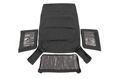 Rough Country Soft Top | Replacement | Black | 4 Door | Jeep Wrangler Unlimited (07-09) by Rough Country