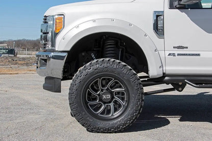 Rough Country Pocket Fender Flares | N1 Blue Jeans | Ford F-250/F-350 Super Duty (17-22) by Rough Country