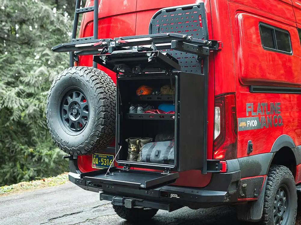 Flatline Van Co. Rear Storage Box - Full Shelf by Flatline Van Co.