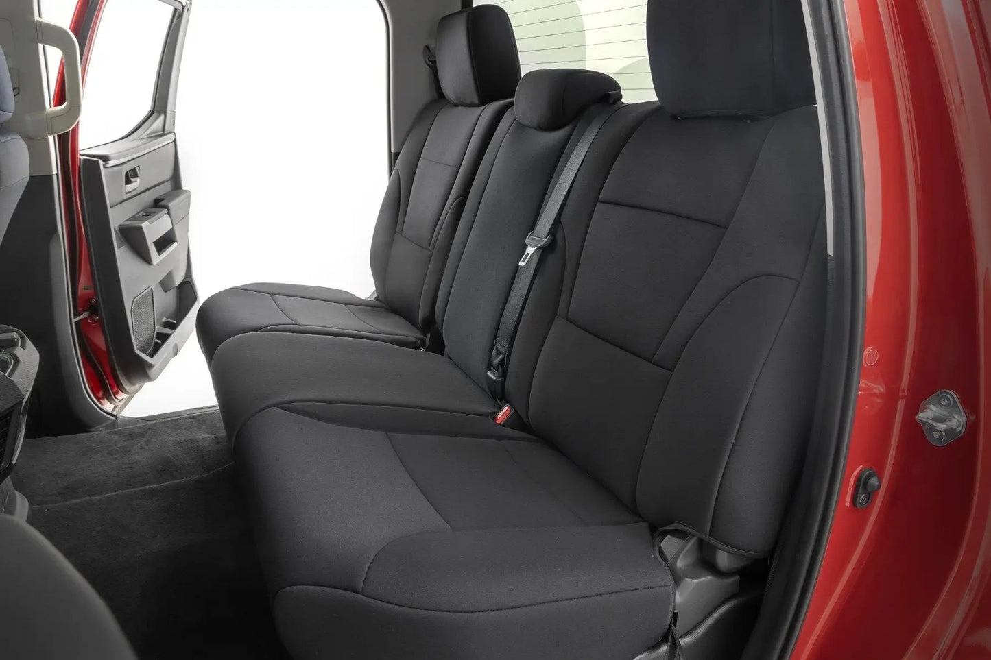 Rough Country Seat Covers | No Rear Cup Holder | Toyota Tundra 2WD/4WD (2022-2026) by Rough Country