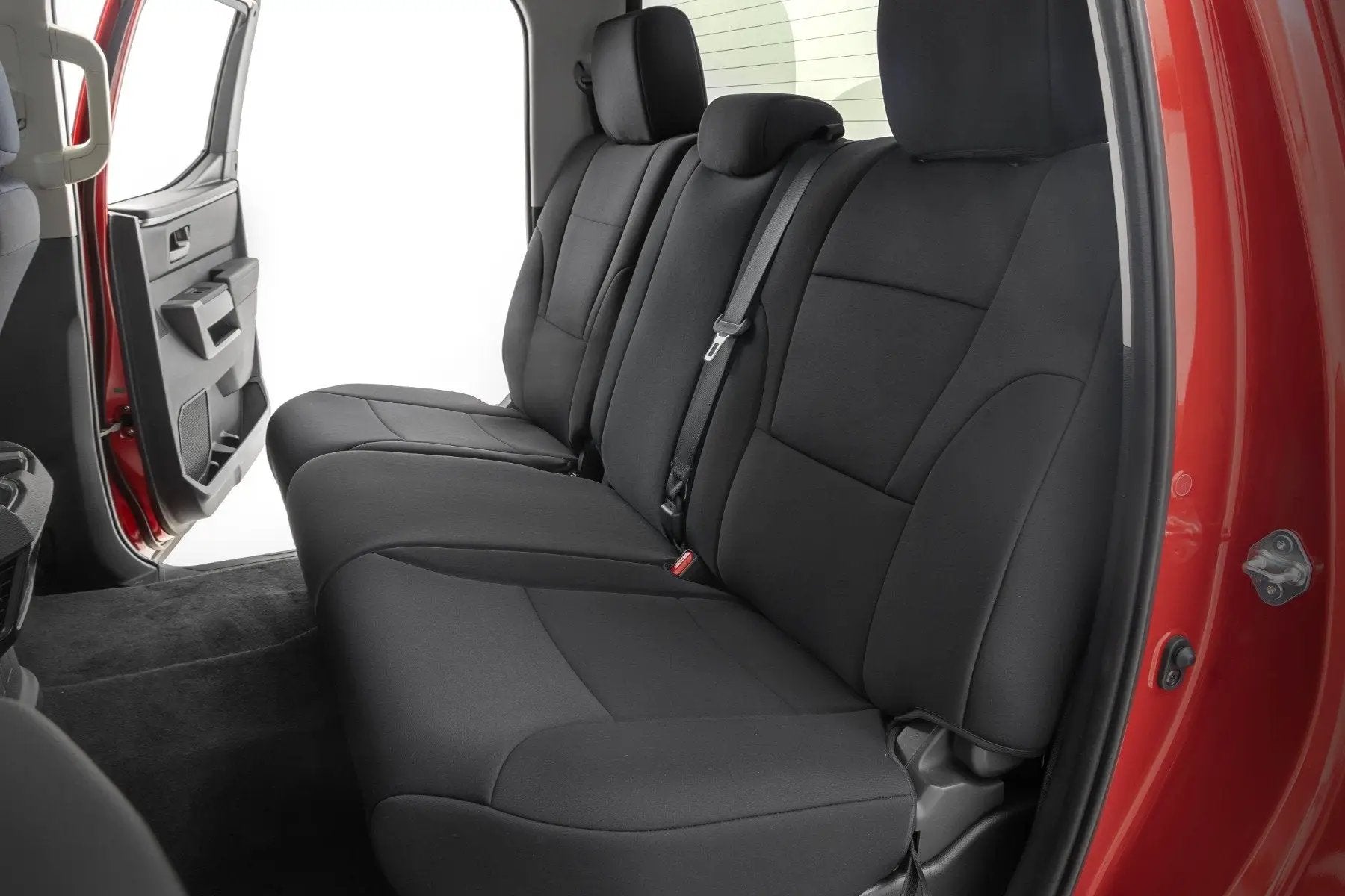 Rough Country Seat Covers | No Rear Cup Holder | Toyota Tundra 2WD/4WD (2022-2026) by Rough Country