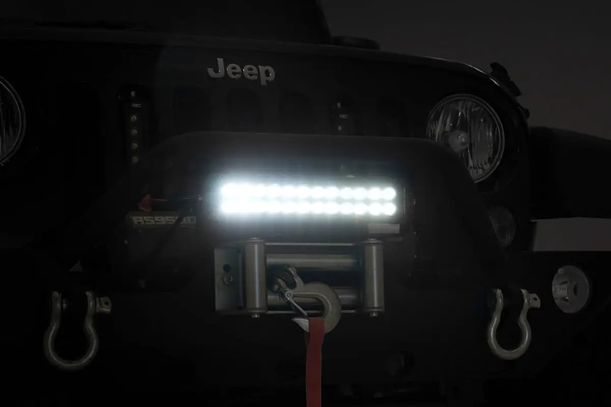 Rough Country 12 Inch Black Series LED Light Bar | Dual Row by Rough Country