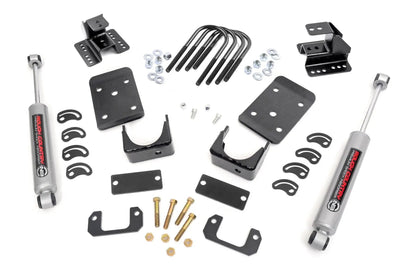 Rough Country Lowering Kit | Str Drop | 2"FR | 4"RR | Chevy/GMC 1500 (07-15) by Rough Country