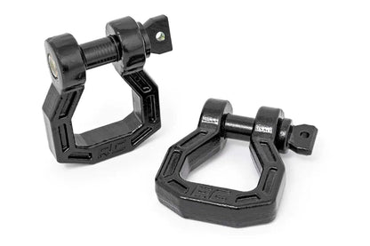 Rough Country D-Ring | Forged | Pair | Black by Rough Country
