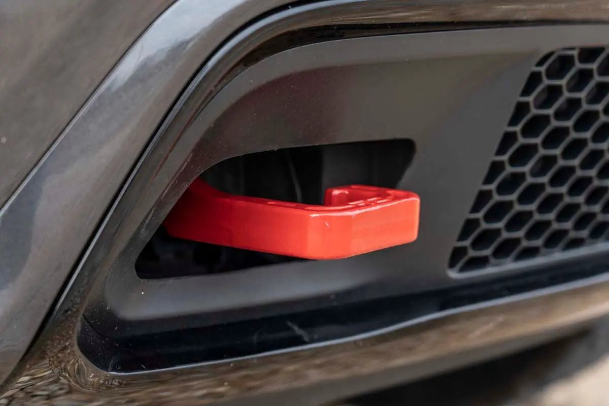 Rough Country Tow Hooks | Forged | Red | Jeep Grand Cherokee 2WD/4WD (2015-2022) by Rough Country